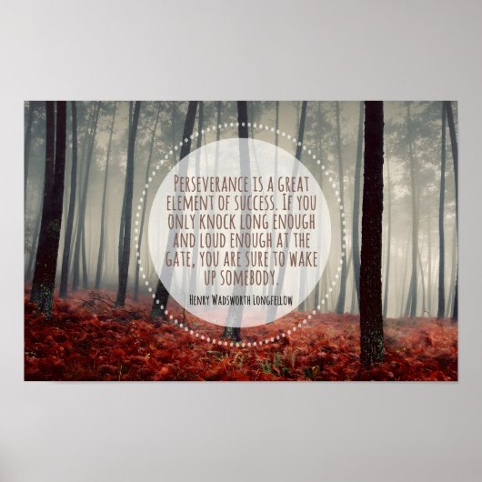 Henry Longfellow Inspiration Anführungsdauer Poster (Vorne)