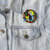 Henry Lyman Sayen Daughter als Rocker-Kubist Button (Beispiel)