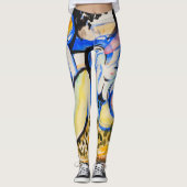Henry Lyman Sayen Painting Nudes Women's Leggings (Vorderseite)