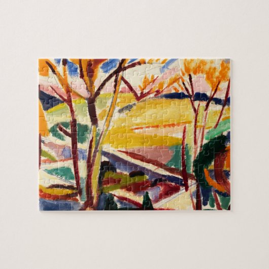 Henry Lyman Sayen Valley Falls Fauvist Art Puzzle (Horizontal)