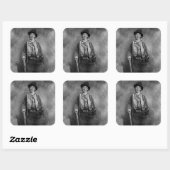 Henry McCarty, Billy, das unrechtmäßige Kind des a Quadratischer Aufkleber (Blatt)