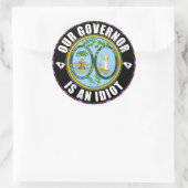 Henry McMaster ist ein Idiot Runder Aufkleber (Tasche)