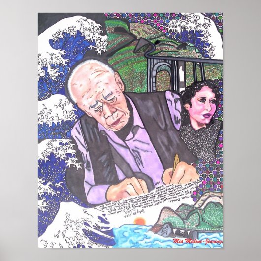 Henry Miller, Anais Nin und Big Sur Poster (Vorne)
