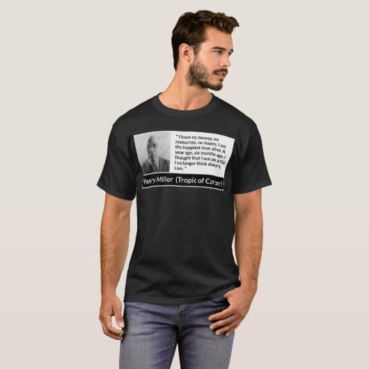 Henry Miller T-Shirt (Vorne ganz)