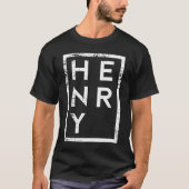 Henry Minimalismus T-Shirt (Vorderseite)