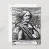 Henry Morgan, 1678 Postkarte (Vorne/Hinten)