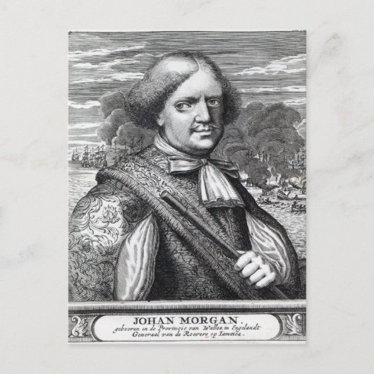 Henry Morgan, 1678 Postkarte (Vorderseite)