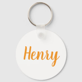 Henry name Metal ring keychain Schlüsselanhänger