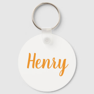 Henry Name Metall-Schlüsselanhänger Schlüsselanhänger