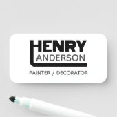 Henry Name Tag Namensschild (Beispiel)