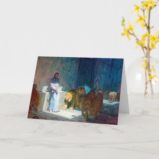 Henry Ossawa Tanner Daniel im Lions' Den Postc Karte (Gelbe Blume)