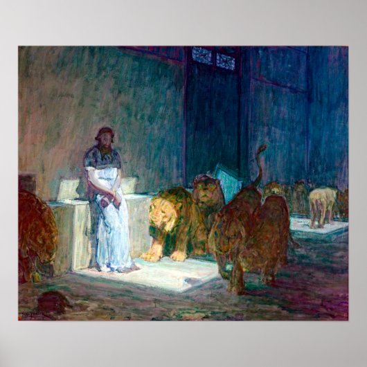Henry Ossawa Tanner Daniel im Lions' Den Poster (Vorne)