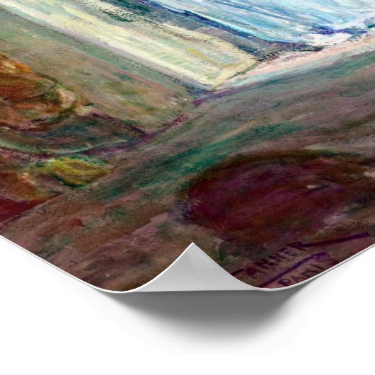 Henry Ossawa Tanner Daniel im Lions' Den Poster (Ecke)