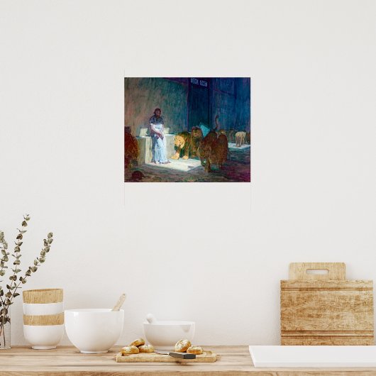 Henry Ossawa Tanner Daniel im Lions' Den Poster (Küche)