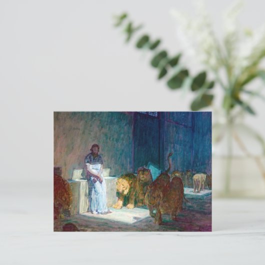 Henry Ossawa Tanner Daniel im Lions' Den Postkarte (Stehend Vorderseite)