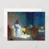 Henry Ossawa Tanner Daniel im Lions' Den Postkarte (Vorne/Hinten)