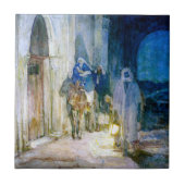 Henry Ossawa Tanner Flug nach Ägypten Fliese (Vorderseite)