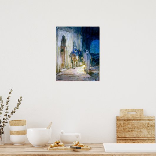 Henry Ossawa Tanner Flug nach Ägypten Poster (Küche)