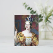 Henry Pierce Bone Queen Victoria Postkarte (Stehend Vorderseite)