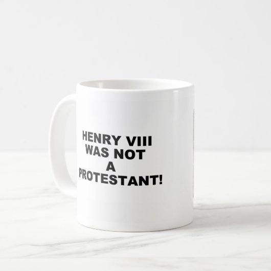 Henry Protestant Tasse (Vorderseite Links)