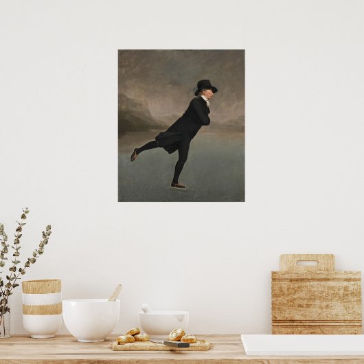 Henry Raeburn - Der Skaten-Minister Print Poster (Küche)