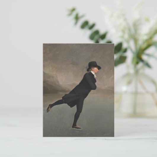 Henry Raeburn - The Skating Minister Card Postkarte (Stehend Vorderseite)