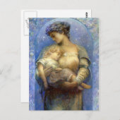 Henry Raymond Thompson: O Heilige Nacht Postkarte (Vorne/Hinten)