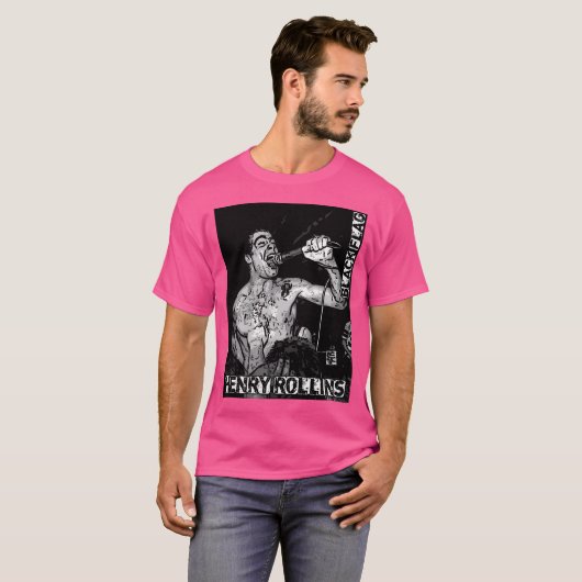 Henry Rolling Black Flag Punk T-Shirt (Vorne ganz)