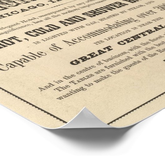 Henry Stoney Poster (Ecke)