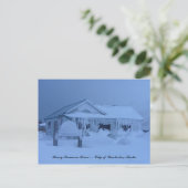 Henry Swanson House im Winter Postkarte (Stehend Vorderseite)