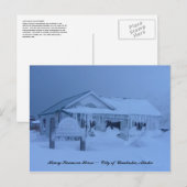 Henry Swanson House im Winter Postkarte (Vorne/Hinten)