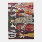 Henry The Achte und seine sechs Ehefrauen Handtuch (Vertikal)
