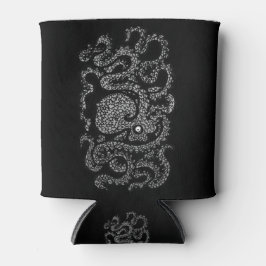 Henry the Happy Octopus (schwarz) Dosenkühler