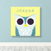 Henry the Owl Leinwanddruck (Insitu (Holzboden))