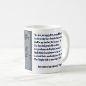 Henry V "Band der Brüder " Kaffeetasse (VorderseiteRechts)