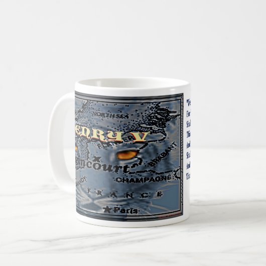 Henry V "Band der Brüder " Kaffeetasse (Vorderseite Links)