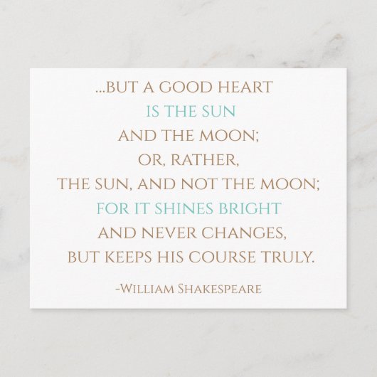 Henry V Postkarte (Vorderseite)