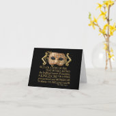 Henry V Zitat (Gold-Version) Karte (Gelbe Blume)