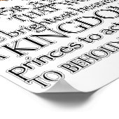 Henry V Zitat Poster (Ecke)