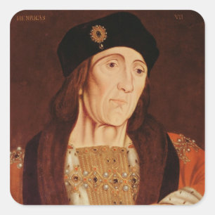 Henry VII, c.1505 Quadratischer Aufkleber