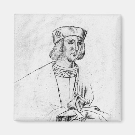 Henry VII König von England Magnet (Vorne)