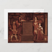 Henry VII&VIII, Elisabeth, Jane, von Hans Holbein Postkarte (Vorne/Hinten)