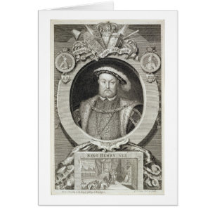Henry VIII (1491-1547), nach einer Malerei im Ro