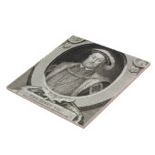 Henry VIII (1491-1547), nach einer Malerei im Ro Fliese (Seite)