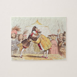Henry VIII (1491-1547) und Francis I von Puzzle