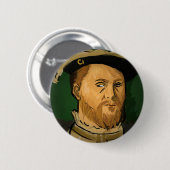 Henry VIII Abzeichen Button (Vorne & Hinten)