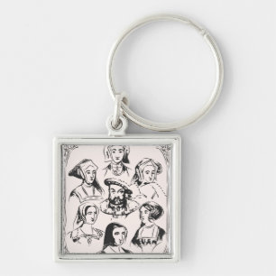 Henry VIII and wives Schlüsselanhänger