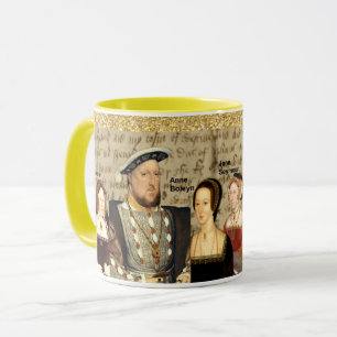 Henry VIII Glitzer Tasse