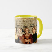 Henry VIII Glitzer Tasse (VorderseiteRechts)