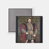 Henry VIII Portrait Magnet (Vorderseite/Rückseite)
